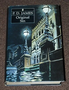 Original Sin P D James Faber 1994 Signed First Edition Adam Dalgliesh Novel Good - Picture 1 of 7