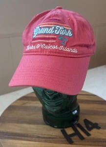 WOMENS GRAND TURK TURKS & CAICOS ISLANDS HAT PINK AJUSTABLE VGC H14 - Picture 1 of 3