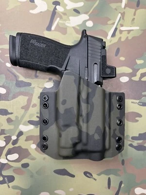 TR HOLSTERS Mulitcam Black Kydex Holster for Sig P365 X MACRO Streamlight TLR-7 sub 1913