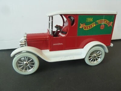 Ertl 1923 Chevy Delivery Truck 1:25 Diecast Metal Coin Bank Merry Christmas 1996 - Image 1 of 4