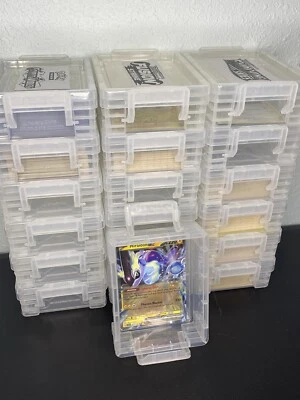 Pokémon Stackable Card Storage Deck Boxes (6-Cases)  Fits 65+ Sleeved Cards - Image 1 of 4