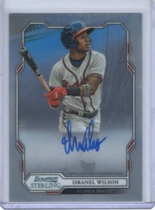 2019 Topps Sterling Baseball Isranel Wilson BSPA-IW On-Card Prospect Autograph - Picture 1 of 2