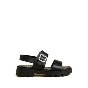 SCHUHE SANDALEN SANDALE MÄDCHEN SCHWARZ GÄRTEN E433010F LEDER 100 ORIGINAL PE 2024 - Bild 1 von 1
