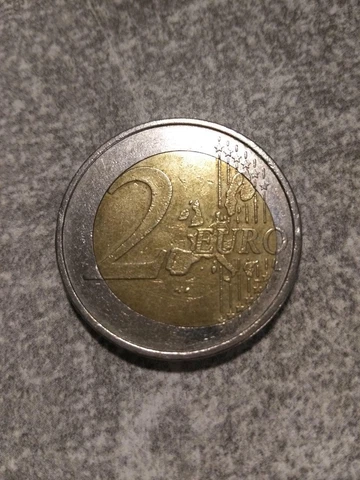 Germany 2 Euro 2002 G Off-Center Core Cover