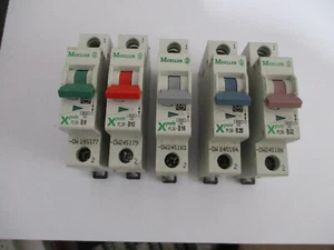 MOELLER XPOLE PLS6- B6 B10 B16 B20 B32 B40 B50 6 KA SINGLE POLE MCB'S - Imagen 1 de 1