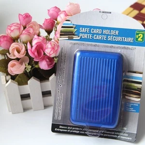 Aluminum Aluma Hard Case Credit Cards Wallet Women Metal Pocket Case USA STOCK - Picture 1 of 19