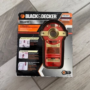 Black & Decker Bullseye Auto Leveling Laser Stud Sensor with Storage Case - New - Picture 1 of 4