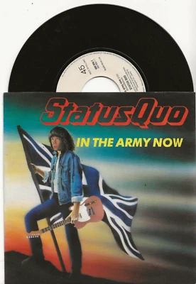 STATUS QUO IN THE ARMY NOW ORIGINAL SINGLE FROM NETHERLANDS, MINT - Image 1 of 2