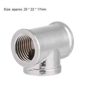 G1/4 Thread 3-Way Fitting Splitter for PC Water Cooling System Fittings Adapter - Afbeelding 1 van 7