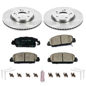 PowerStop KOE6515 Front Disc Brake Kit Rotors Pads Set for 2013-22 Honda Accord - Bild 1 von 1
