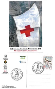 Croce Rossa - Circolo Filatelico Atestino - XIX mostra 2016 - Cartolina ricordo - Picture 1 of 1