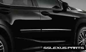 Lexus RX350 RX450H (2016-2019) OEM BODY SIDE MOLDINGS SET (Nebula Gray) (1H9)