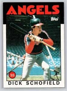 Dick Schofield 1986 Topps #311 California Angels - Picture 1 of 2