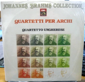 Brahms-Quartetti Per Archi-Quartetto Ungherese-Rare 1981 EMI 2 LP-Italy-NM Shrnk - Foto 1 di 3