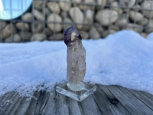 Rauchiges Amethyst Zepter aus Sambia - Bild 1 von 7