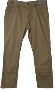 Patagonia Worn Wear Mens 36 x 30 Tan Beige Pants Outdoor Workwear Hiking - Picture 1 of 13