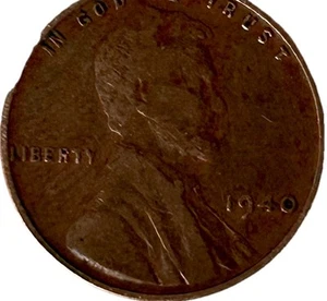 3 Lincoln Wheat Pennies 1940 no mint  - Picture 1 of 7