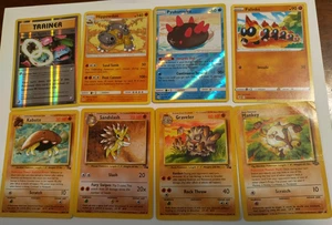 Lot of 8 Pokemon cards 1995 and up Nice condition w/ 1st edition Mankey - Picture 1 of 6