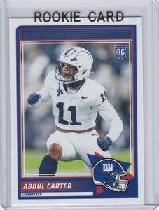 ABDUL CARTER ROOKIE CARD 2024 Score Penn State Football NEW YORK GIANTS NFL RC - Picture 1 of 2
