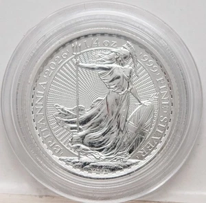 Großbritannien 50 Pence 2026 - Britannia - 1/4 oz. Silber - Bild 1 von 2
