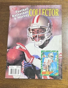Sports Collectors Digest ottobre 1991 Jerry Rice con 5 carte non tagliate Fedorov - Foto 1 di 8
