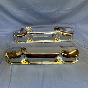 Mopar Performance P4529004 Factory Quality chrome valve covers B/RB 383-440 - Picture 1 of 14