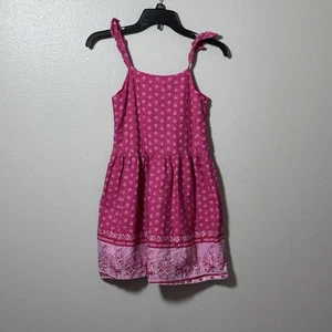 Gap Kids Girls Spring Pink Floral Print Dress size L - Picture 1 of 9