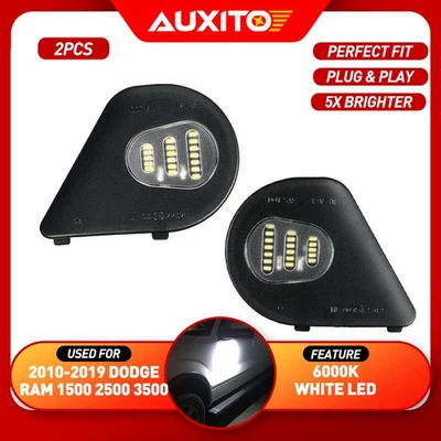 Светодиодная буксировочная боковая зеркальная подсветка 10-19 Ram 1500 2500 Dodge 3500 4500 5500 - Изображение 1 из 4