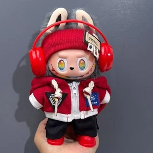 (No Dolls) Red Set For POP MART LABUBU The Monsters Plush Doll Clothes Outfit - Picture 1 of 6