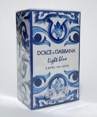 Dolce & Gabbana Light Blue Pour Homme Capri In Love EDP SP 50 ml / 1,7 fl oz Nuevo Foto 1 de 2