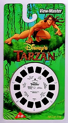 1999 VIEW-MASTER #36868 "DISNEY'S TARZAN" 3-REEL RACK PACK - Image 1 of 3