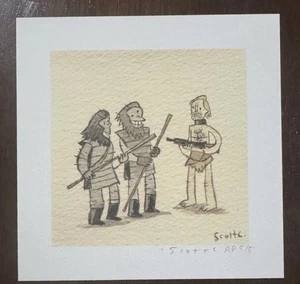 Scott C Great Showdowns Planet Of The Apes 5x5 AP #/5 - Picture 1 of 5