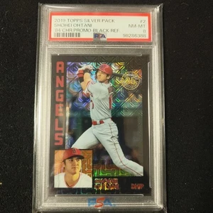 Shohei Ohtani 2019 Topps Black Refractor Promo Limited /199 Angels PSA 8 - Picture 1 of 2