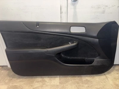 2001 2002 2003 2004 2005 Honda Civic Coupe 2D Driver Side Door Panel OEM Black Foto 1 de 4