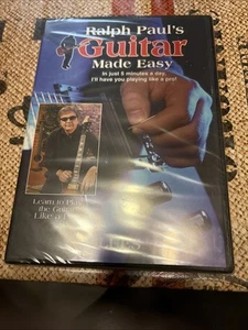 RALPH PAUL'S GUITAR MADE EASY - Rock Blues Country Lessons LEARN TO PLAY DVD NEW - Imagen 1 de 2