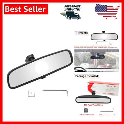 Day/Night Rear View Mirror for Hyundai & Kia Models – 10.23 Inches — 第 1/4 张图片