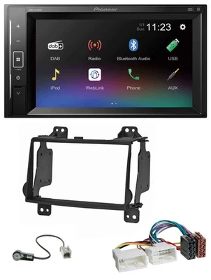 Pioneer DAB MP3 2DIN Bluetooth USB Autoradio für Hyundai H1 (08-15) - Bild 1 von 4