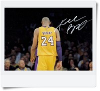 signed Kobe Bryant autographed  original photo 7  inches free shipping 6