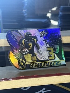 2004 Press Pass - Big Numbers Collectors Series #BN 28 Quincy Wilson (RC) DieCut