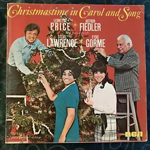 Christmas Time In Carol and Song Album LP Vinyl Price Fieldler Lawrence Gorme - Picture 1 of 12