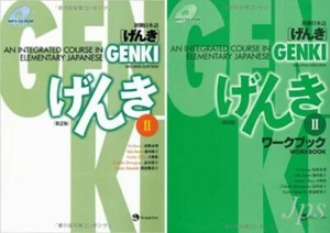 Used GENKI 2 TextBook & WorkBook An Integrated Course in Elementary Japanese - Imagen 1 de 1