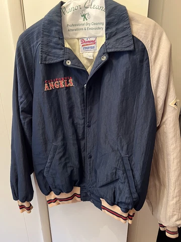 90’s California Angels team issued Starter Jacket Diamond Collection Large Cover