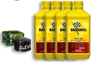 KIT/TAGLIANDO BMW R 1200 GS 1200 2004 2009 OLIO BARDAHL XTC 15W50 FILTRO HF164 - Imagen 1 de 6