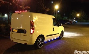 Rear Roof Light Bar + Multi Function LEDs For Fiat Doblo 2000-2010 Van Stainless - Picture 1 of 9