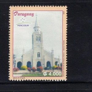 Paraguay 2002 Iglesia Aregua Mercosur montada sin montar o nunca montada Sc 2707 - Imagen 1 de 1