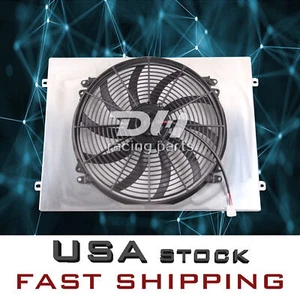 Aluminum Shroud Fan For 1961-1966 Chevy Radiator C/K 10 20 30 Truck Pickup CC284 - Picture 1 of 4