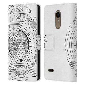 OFFICIAL HAROULITA MAGICK - TAROT - MYSTICAL LEATHER BOOK CASE FOR LG PHONES 1 - Picture 1 of 7
