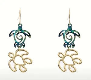 Fashion Sea Turtle Earrings Cute Cartoon Style Gift For Christmas - Picture 1 of 1