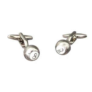8 BALL CUFFLINKS COMES IN ATTRACTIVE GIFT - DISPLAY BOX - Picture 1 of 3