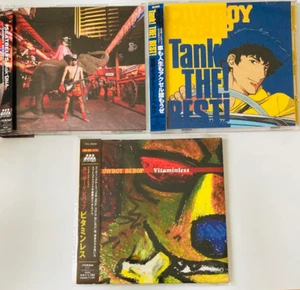 CD de música de anime Cowboy Bebop Tank EL MEJOR Yoko Kanno sin vitaminas - Imagen 1 de 3